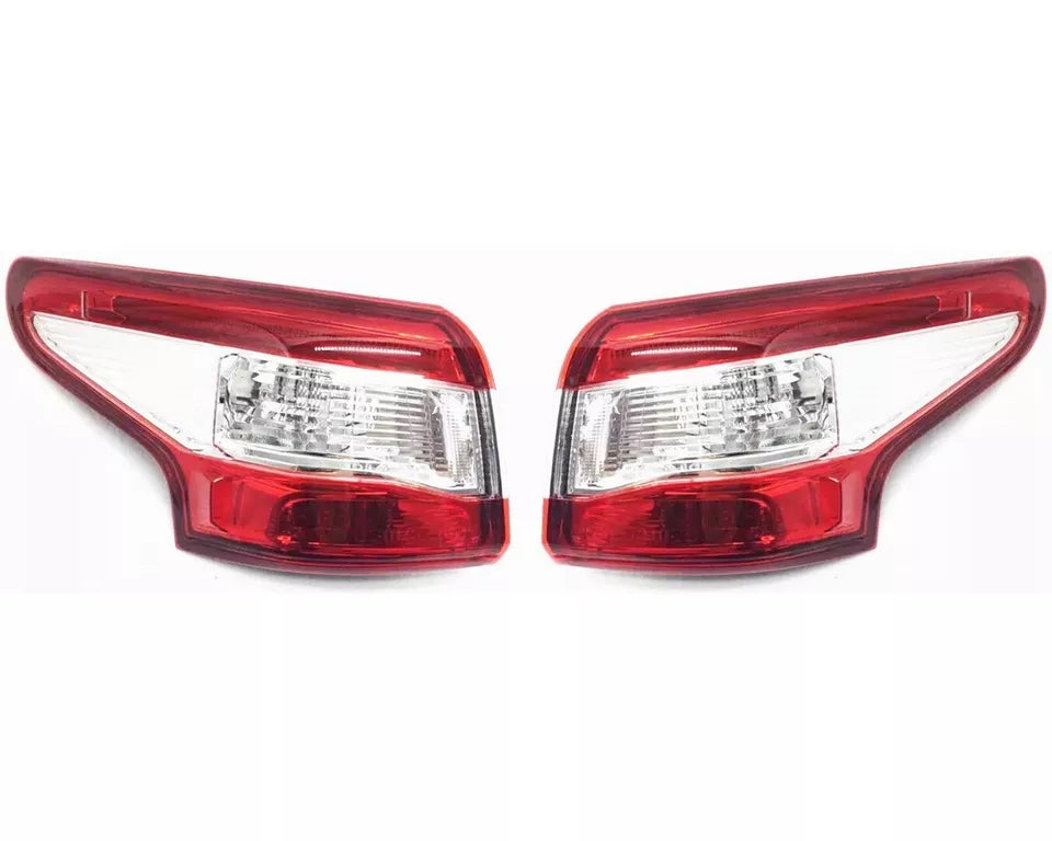 2X LEFT & RIGHT FOR NISSAN QASHQAI J11 OUTER WING REAR TAIL LIGHT LAMP 2013-2016